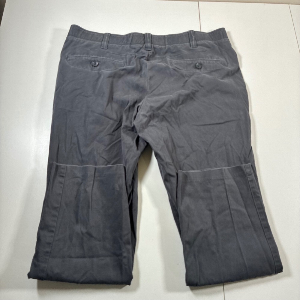 Under Armour Chino Pants 38x28 Gray Straight Stretch Metal Hook (Tag 40x30) - Picture 7 of 11